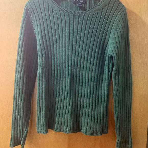 Sweater Vintage Dark Army Green #classic sweater - Picture 1 of 6